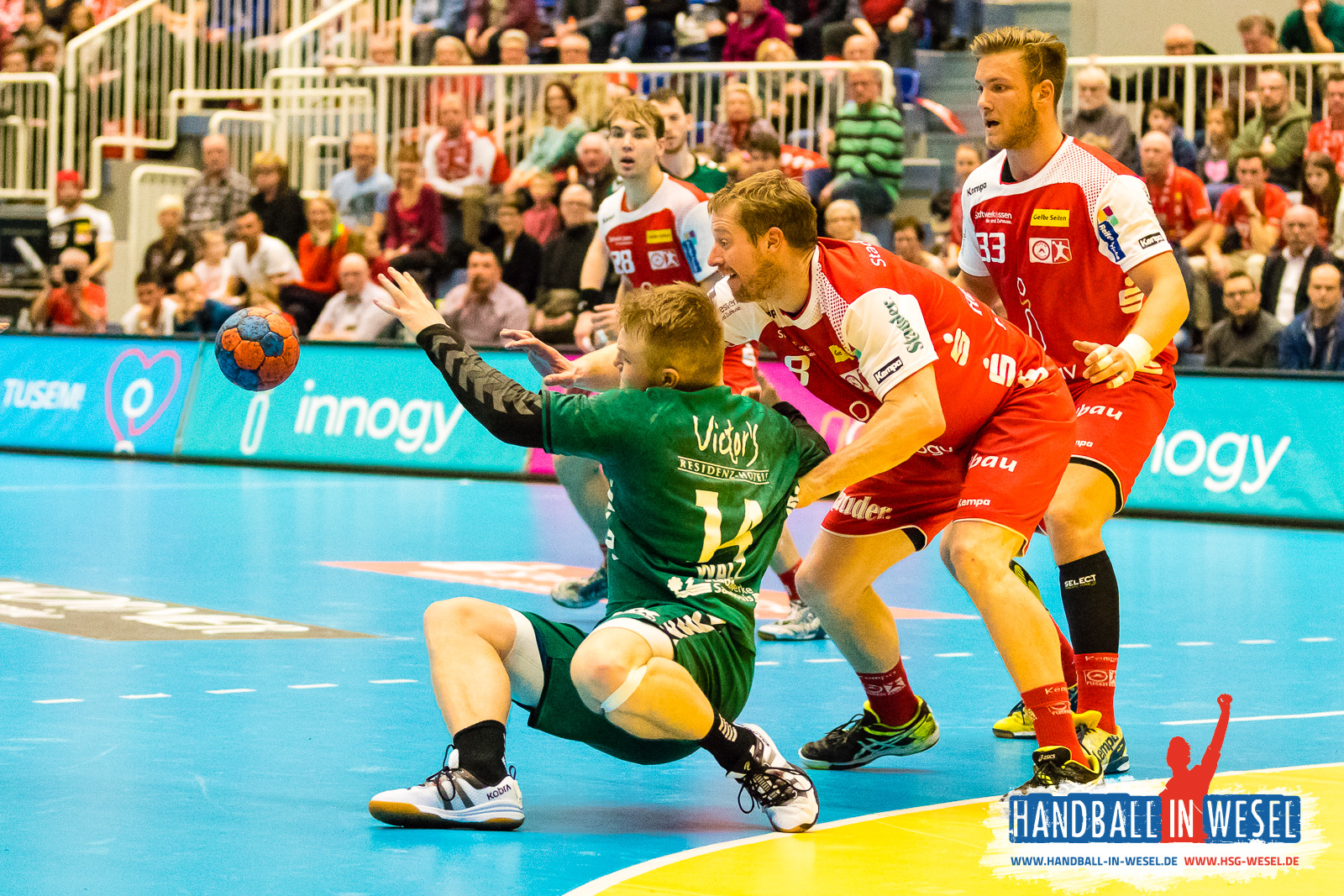 HSG Wesel E-Jugend / Einlaufkids TUSEM Essen 2017